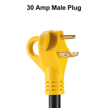 Load image into Gallery viewer, RA- AP019  25' 30 Amp RV Extension Cord - Grip Handle Plug and 6" Loose End,10AWG/3
