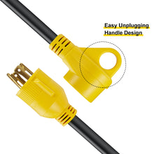 Load image into Gallery viewer, RA- AP026 12" 30A to 30A RV Power Cord L4-30P 4-Prong, 10AWG/3 Cord