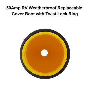 RA- AP035  30 AMP RV Power Cord Inlet Plug Protector Cover w/Locking Ring